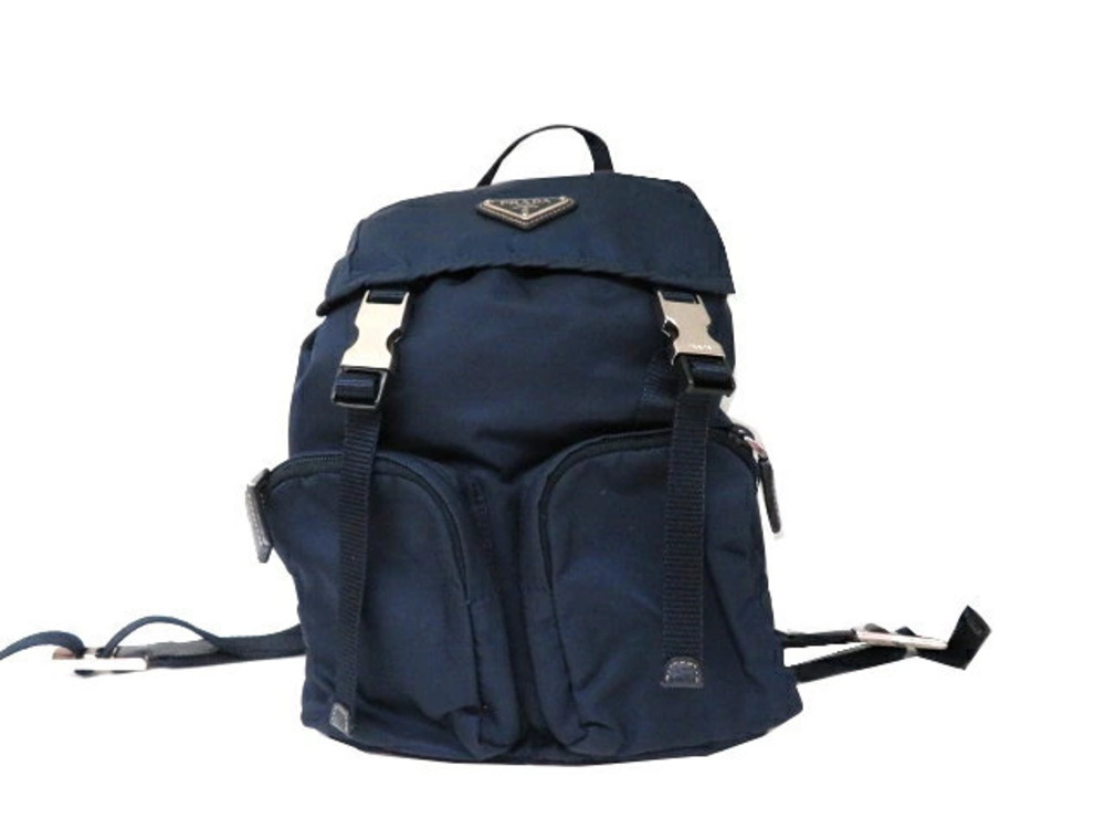 Prada bag backpack Navy Blue